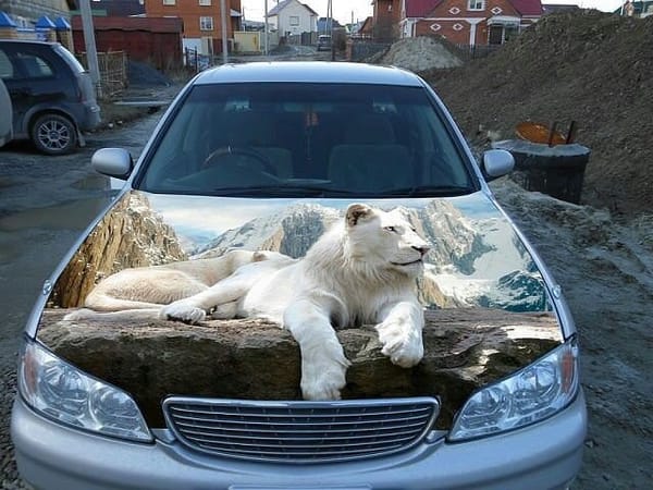 Tolle 3D-Autotapeten