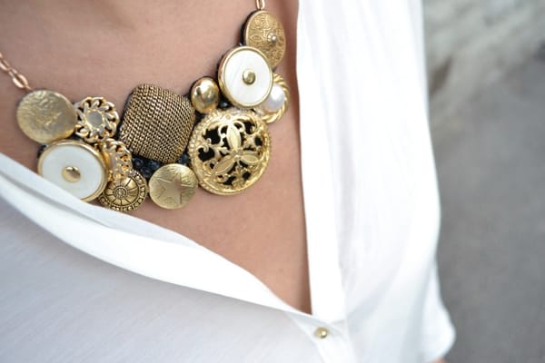 Knöpfe in coolen DIY Schmuck umwandeln und mehr ;)