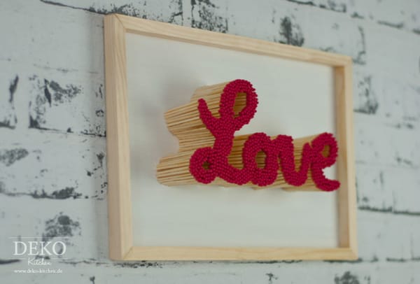 DIY: aus Streichhölzern ausgefallene Deko basteln :)
