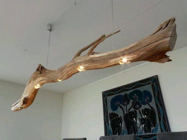 Coole Lampen aus Holz :)