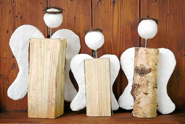 Winterliche Holzfiguren :)
