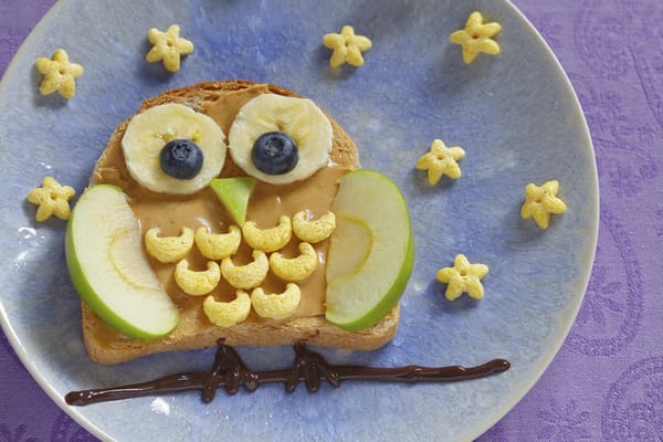 Lustiges Basteln mit Früchten und Gemüse  :)