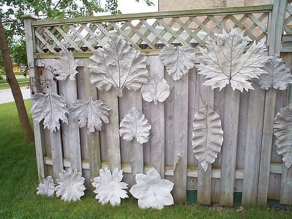 Wunderschöne Blätter-Dekoration für Euren Garten :)