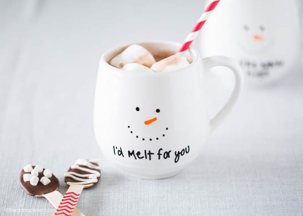 21 DIY Weihnachtsbecher :)