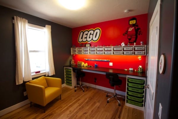 20 coole Ideen für ein Lego-Kinderzimmer :)