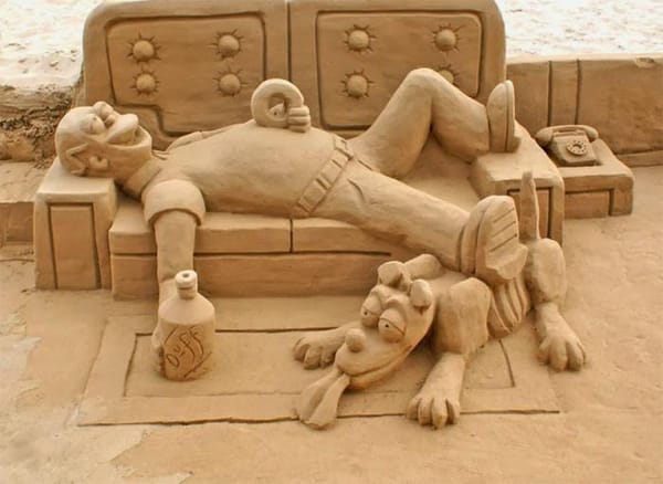 Wundervolle Kunstwerke aus Sand und Steinen :)