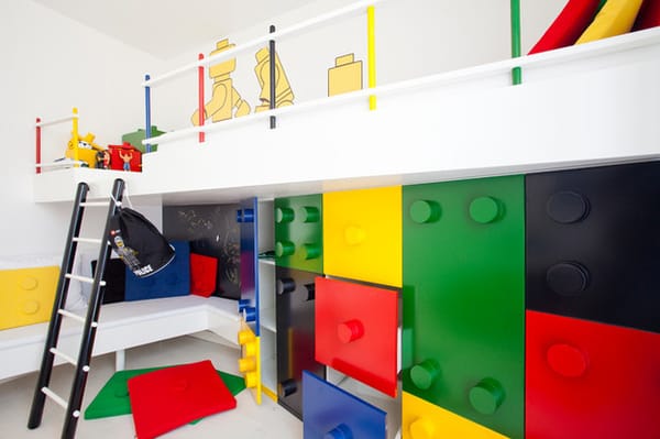 Kinderzimmer im LEGO Stil einrichten :)