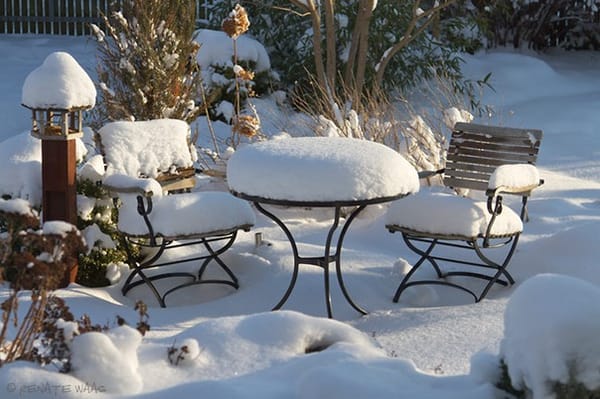 Schöner Garten im Winter :)