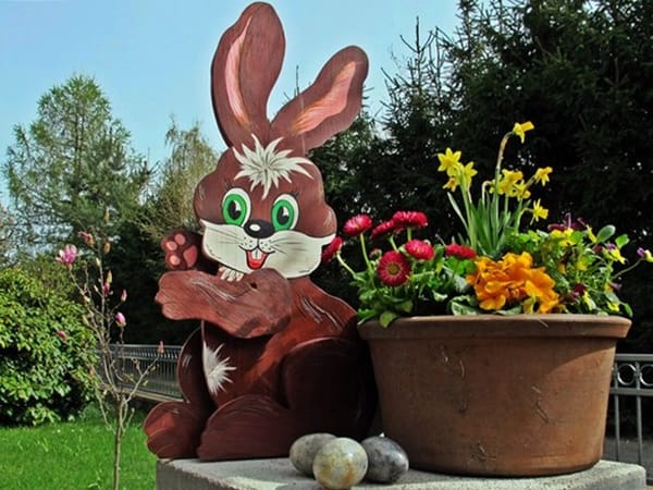 Ostedeko im Garten :)