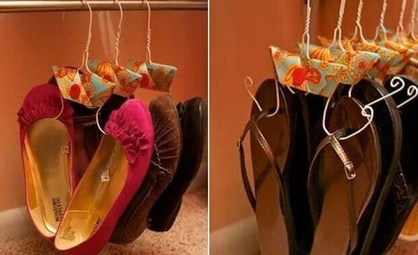 Tolle Schuhe-Organisation-Hacks :)