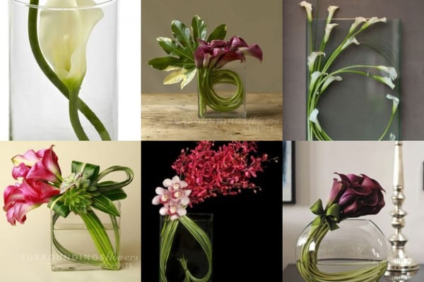 Kreative Blumen-Arrangements