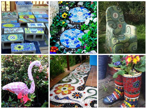 26 Mosaik-Projekte für Garten