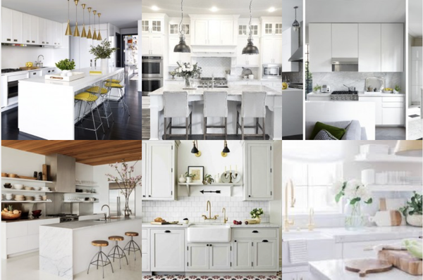 Moderne Designs: Küche in weiß