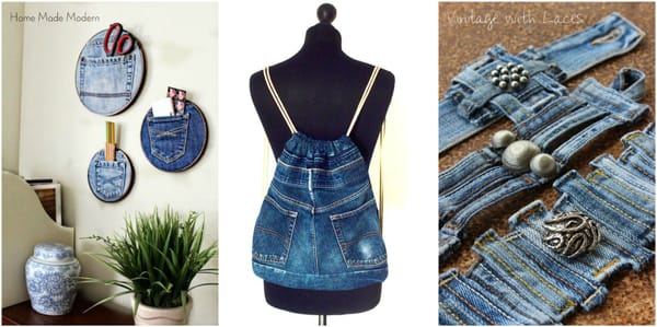 Alte Jeans – 15 UPCYCLING-Ideen :)