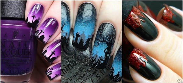 Halloween Nageldesigns :)