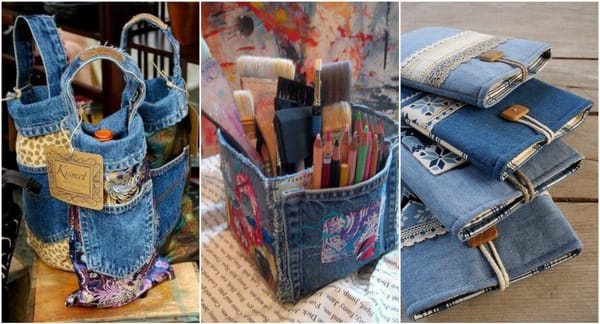 Alte Jeans verwerten – 20 geniale Ideen :)