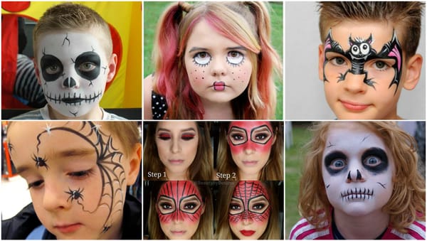 Halloween Make-up für Kinder- 20 einfache DIY-Ideen :)