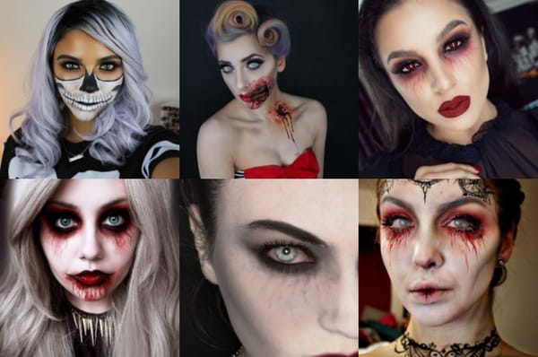 20 super gruselige Halloween Make-Up Ideen