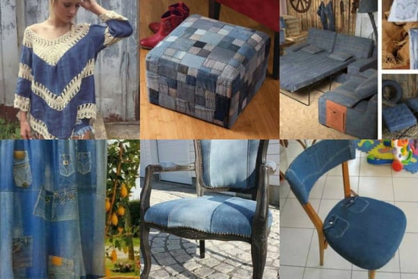 Recycling-Projekte mit alten Jeans