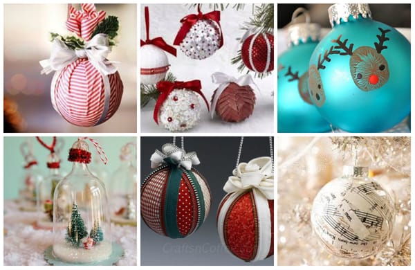 DIY Weihnachtskugeln – 22 kreative Ideen