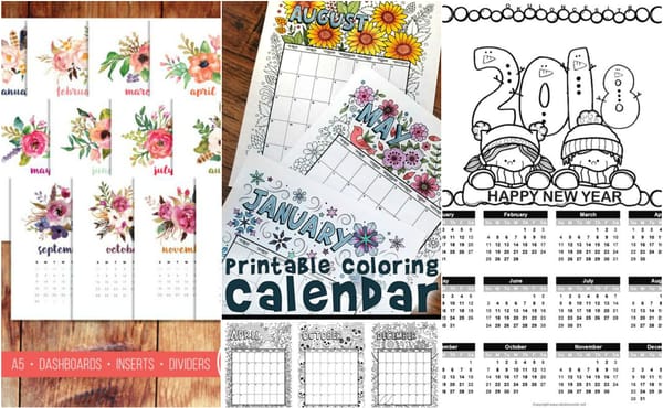 DIY Kalender 2018 basteln: 17 kreative Ideen :)