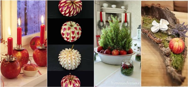 15 kreative Apfel Dekoration für alle :)