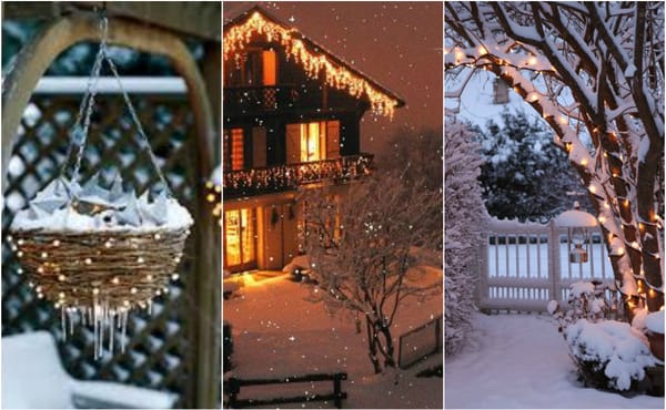 13 winterliche Weihnachtsbeleuchtung für euren Garten :)