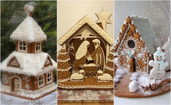 15 märchenhafte Lebkuchenhäuser für Weihnachten :)
