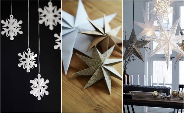 DIY: Die schönsten 15 Ideen für Weihnachtsdeko aus Papier :)