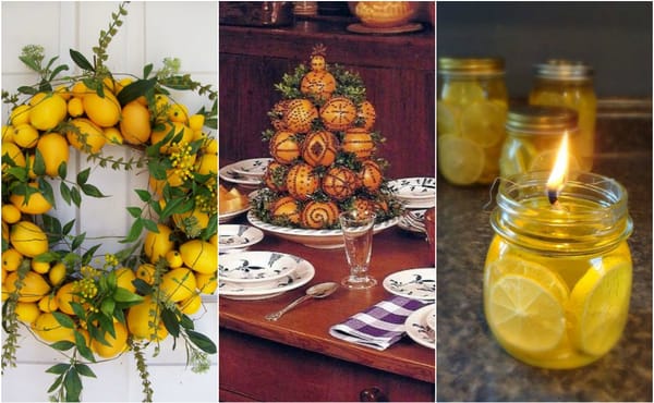 35 märchenhafte Weihnachtsschmuck Ideen mit Orangen und Zitronen :)