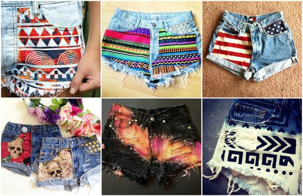 Alte Jeans und Shorts aufpeppen – 15 geniale Ideen :)