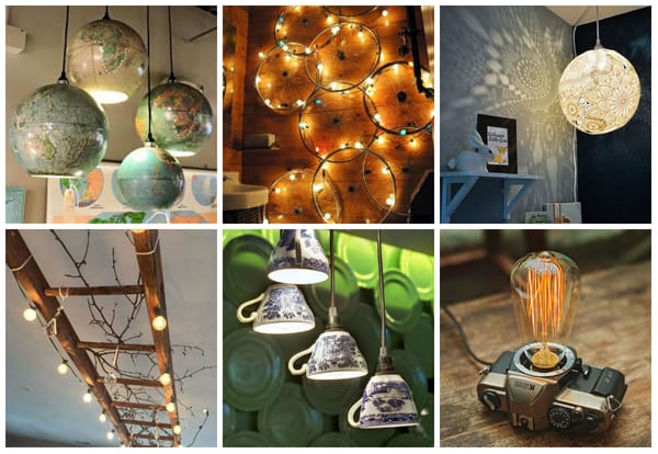 Die kreativsten DIY Lampen für eure Wohnung