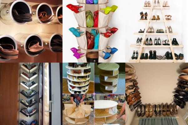 20 kreative Aufbewahrungsideen für Schuhe