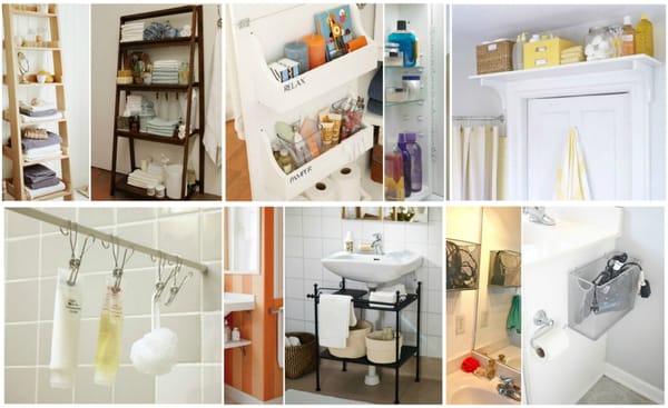 Mehr Platz im Badezimmer schaffen – 15 platzsparende Ideen :)