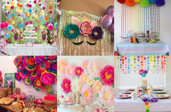 DIY Party-Deko aus Papier ;)