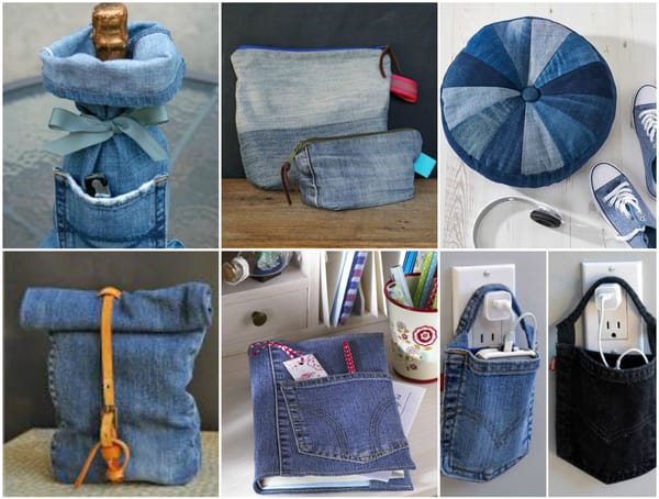 Alte Jeans – 10 perfekte Upcycling-Ideen :)
