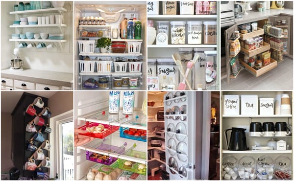 50 geniale platzsparende Ideen für Küche, Kühlschrank und Speisekammer :)
