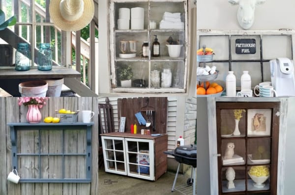 20 tolle Upcycling-Projekte aus alten Fenstern