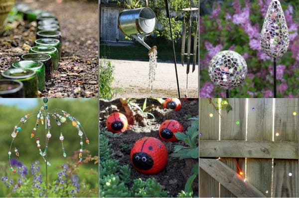 14 hübsche DIY Dekorationen für den Garten