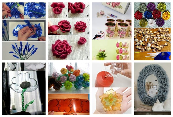 DIY Upcycling Ideen: 12 wunderschöne Blumendekorationen :)