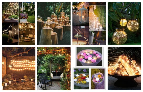 Atemberaubende Beleuchtungsideen für einen magischen Garten :)