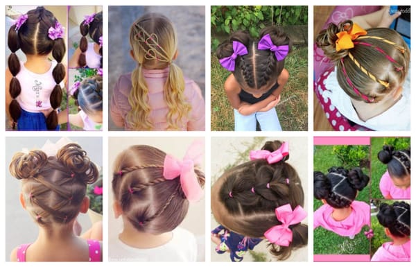 Stilvolle Sommer-Frisuren für kleine Prinzessinnen :)