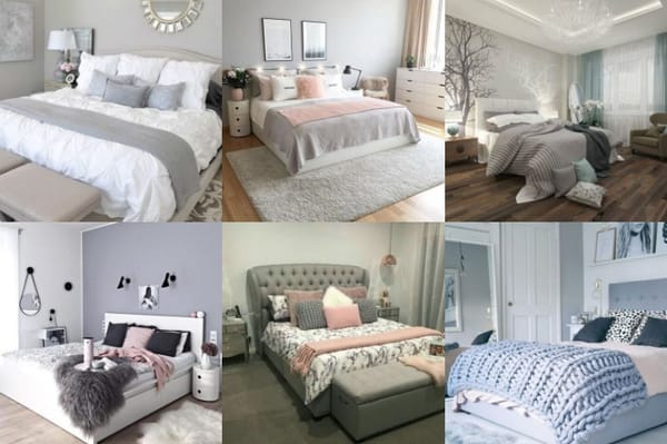 Ein traumhaftes Schlafzimmer in grauen Farbtönen einrichten
