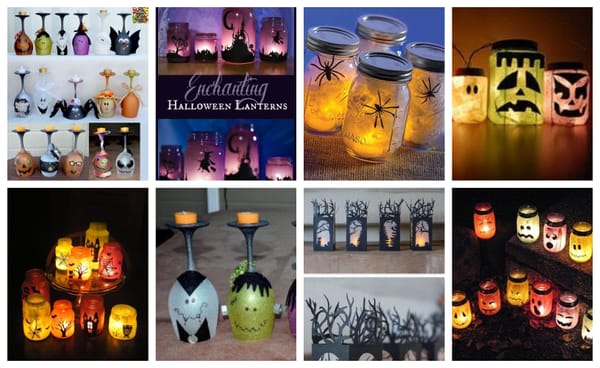 DIY Windlichter für Halloween und Herbst :)