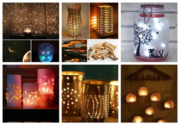 20 Stimmungsbeleuchtung und Licht – DIY Deko Ideen  :)