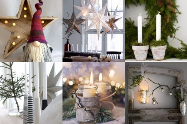 Süße Winter- und Weihnachtsdeko im skandinavischen Design