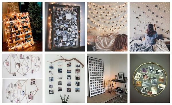 Mit Fotos dekorieren – Eine leuchtende Galerie zu Hause gestalten :)