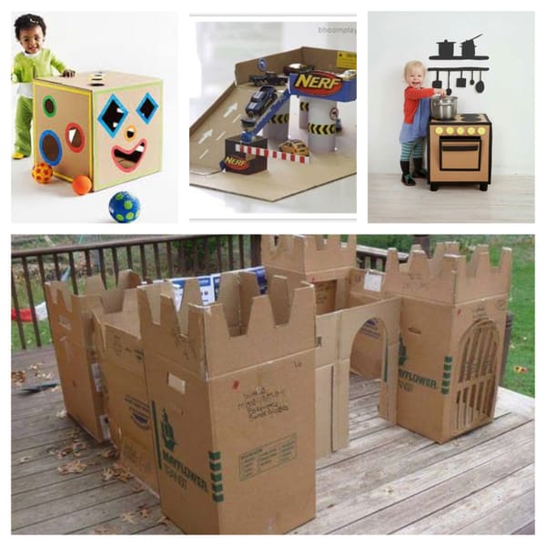 Basteln mit Kindern: 14 kreative und einfache DIY Spielzeuge aus Karton :)