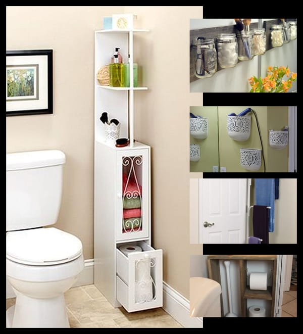 Platzsparende Wohn-Tipps: 11 praktische Ideen für ein kleines Badezimmer :)
