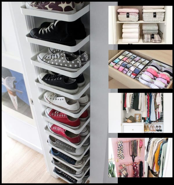 11 praktische Organisation-Tipps und Ideen für euren Kleiderschrank :)